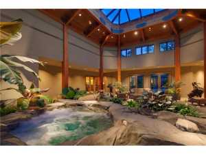 indoor rain forest spa pavilion