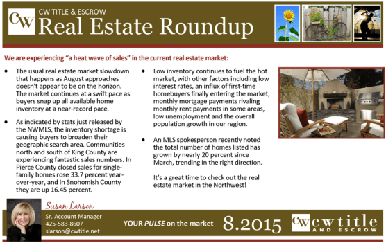 Real Estate Round up